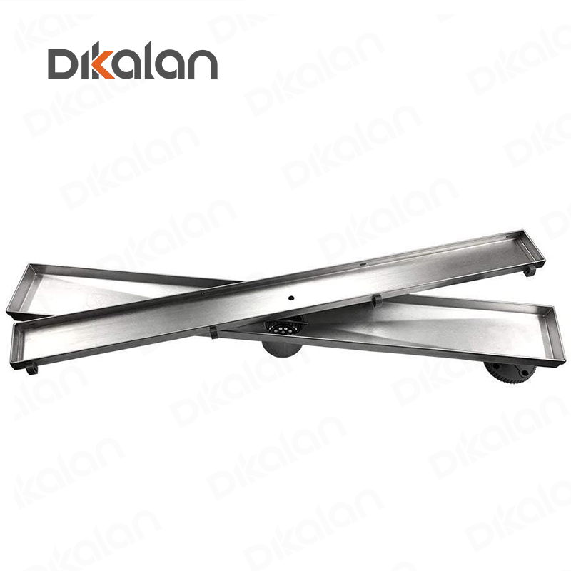 Wholesale ABS Material of The Base Side Outlet Drain Wall Linear Floor Drain for Home