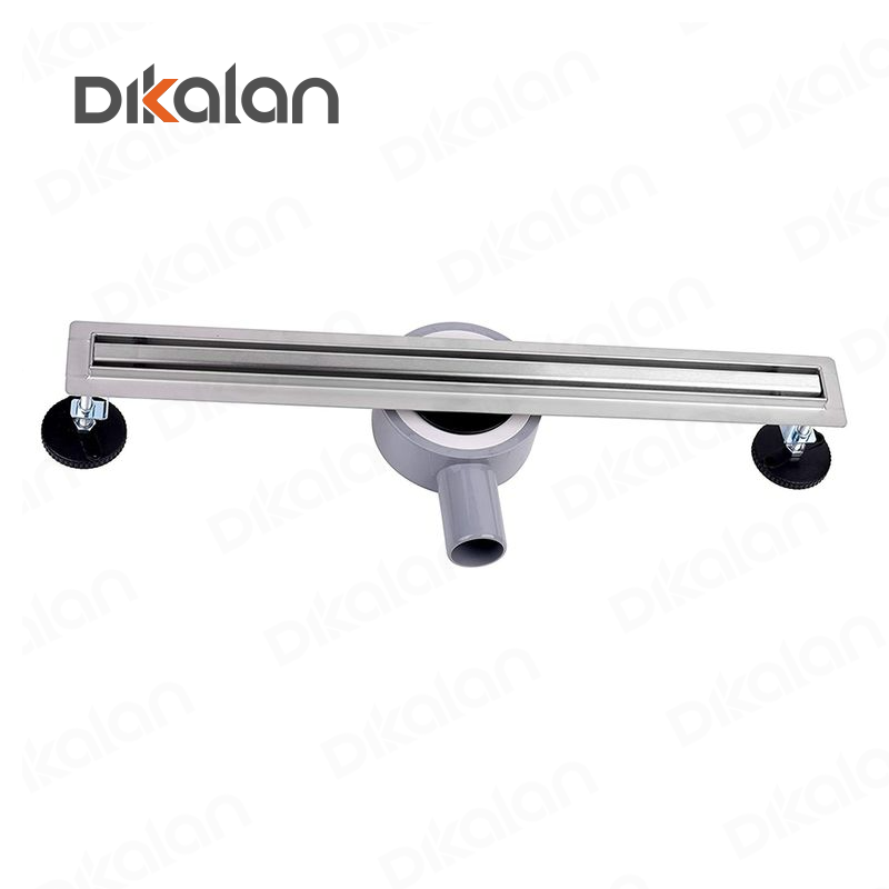 Channel Siphon with Odor Stop And Hair Strainer Edge Drain Can Be Tiled Stainless Steel Channel Shower Floor Drain