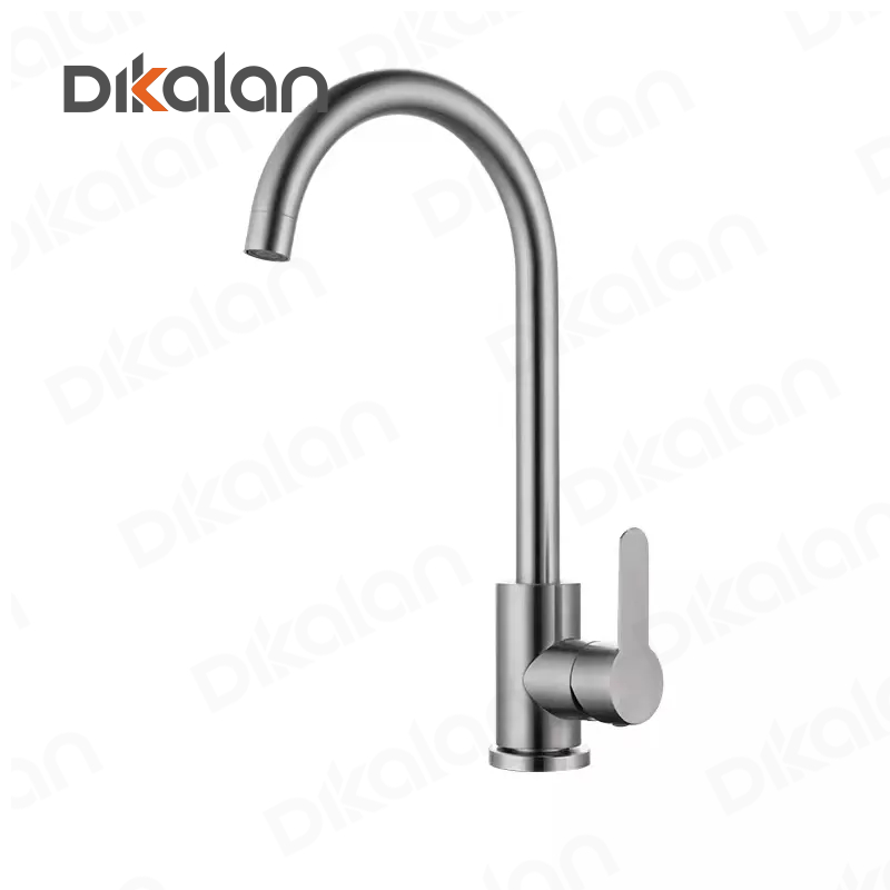 304 Stainless Steel Taps Black Kitchen Bathroom Faucet Accessories Hot Cold Water Mixer Kitchen Tap For Sink